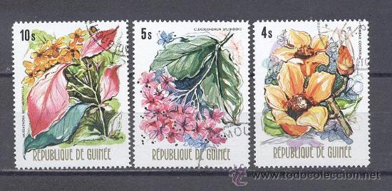 Sellos: FLORES DE GUINEA- PRECANCELADOS - Foto 1
