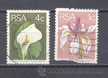 Sellos: FLORES DE R.S.A.-USADOS - Foto 1