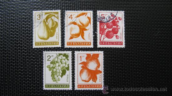 Sellos: bulgaria, tema flores/frutos - Foto 1