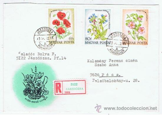 Sellos: HUNGRIA 1982 FLORES DE LA PRADERA - Foto 1