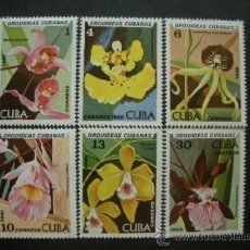 Sellos: CUBA 1980 IVERT 2191/6 *** FLORA - FLORES DIVERSAS - ORQUIDEAS. Lote 36474722