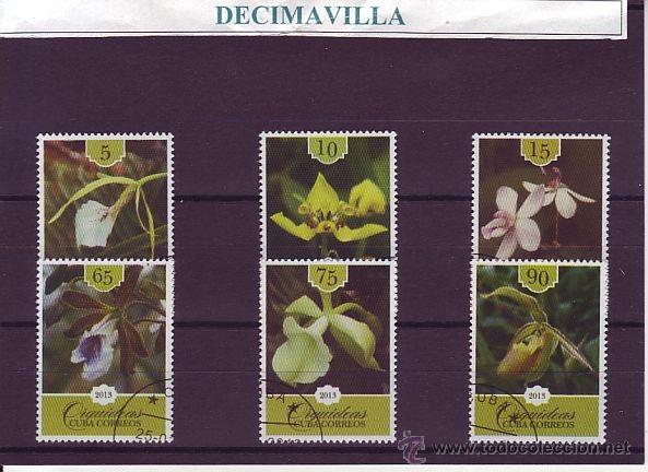 Sellos: CUBA, ORQUIDEAS, 2013, L071 - Foto 1