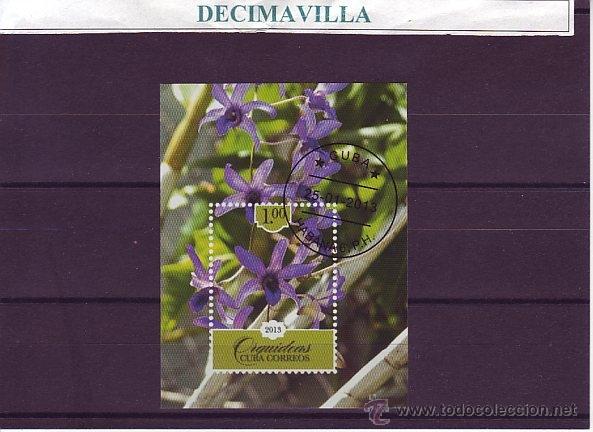 Sellos: CUBA, ORQUIDEAS, 2013, HOJA-BLOQUE, L072 - Foto 1