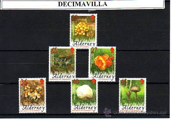 Sellos: ALDERNEY, SETAS, 2004, 225/30 - Foto 1