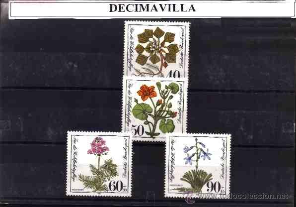 Sellos: ALEMANIA, 1981, 940/43, FLORA - Foto 1