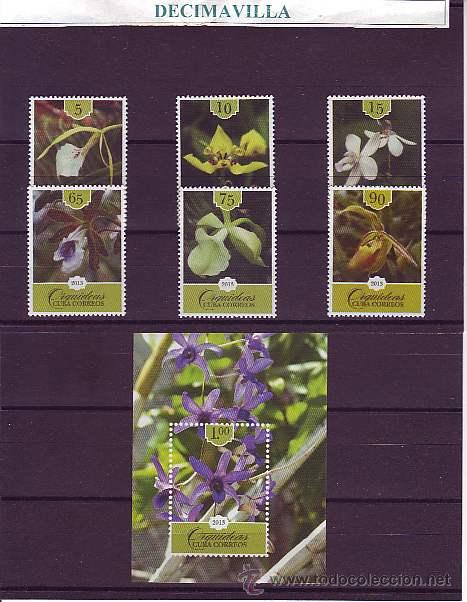 Sellos: CUBA, ORQUIDEAS, 2013, FLVA149 - Foto 1