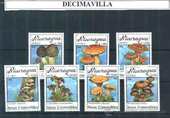 Sellos: NICARAGUA, SETAS, 1990, A1314/20 - Foto 1