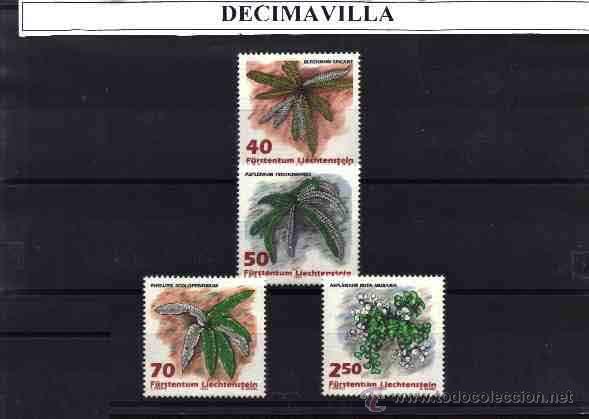 Sellos: LIECHTENSTEIN, 1992, 986/89, FLORA DIVERSA - Foto 1