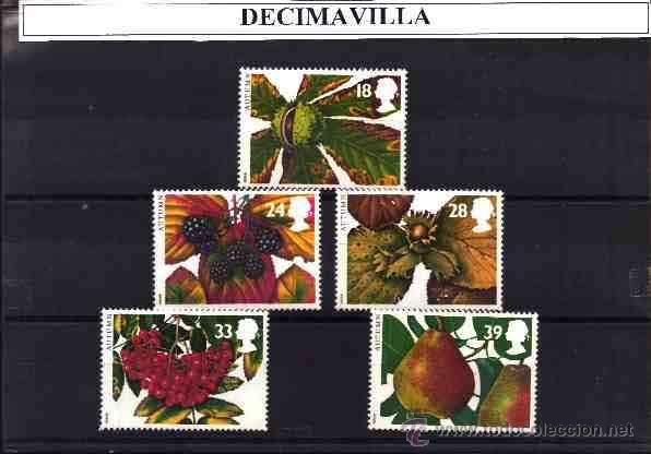Sellos: GRAN BRETA&Ntilde;A, 1993, 1692/96, FRUTOS DE OTO&Ntilde;O - Foto 1