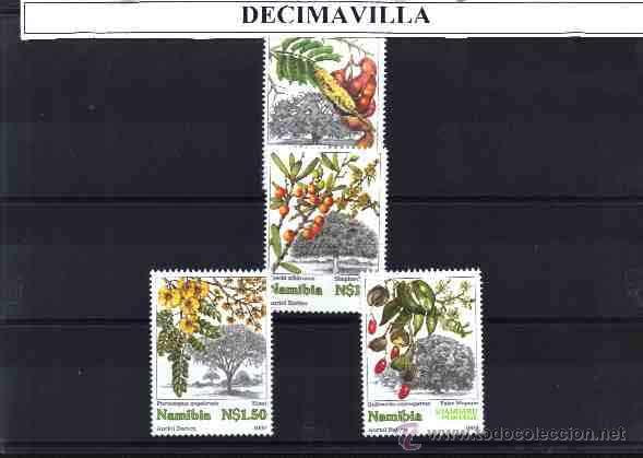 Sellos: NAMIBIA, 1997, 814/17, ARBOLES, FLVA077 - Foto 1