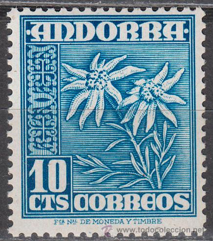 Sellos: Andorra n&ordm; 47, Edelweiss, nuevo *** - Foto 1