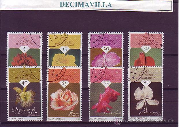 Sellos: FAUNA, CUBA, FLORES, 2015, L073 - Foto 1