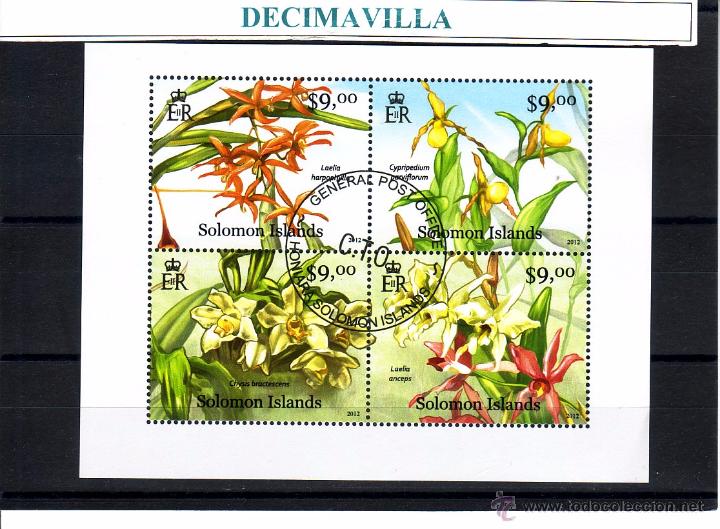 Sellos: L697, SALOMON ISLAS, 2012, FLORA - Foto 1