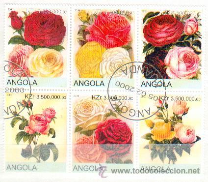 Sellos: Angola & Flores (10) - Foto 1