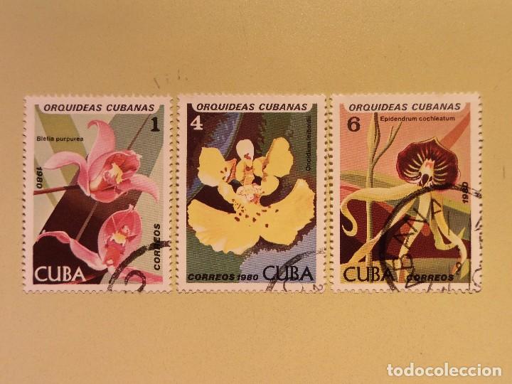 Sellos: CUBA 1980 - ORQUIDEAS CUBANAS - Foto 1