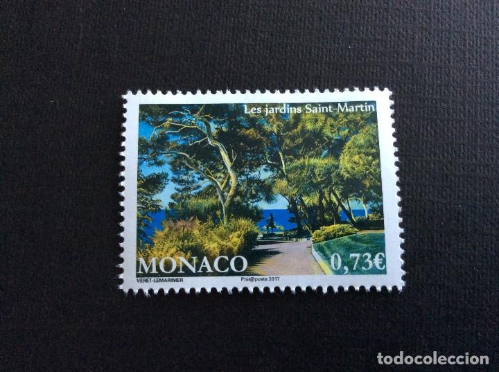 Sellos: MONACO A&Ntilde;O 2017. JARDINES DE SAN MARTIN - Foto 1