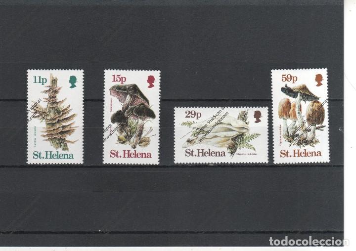 Sellos: SANTA HELENA N&ordm; 377 AL 380 (**) - Foto 1