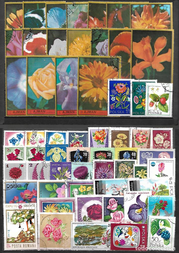 Sellos: COLECCION DE SELLOS DEL TEMA FLORA - Foto 1