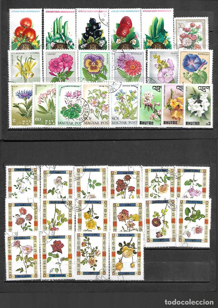 Sellos: COLECCION DE SELLOS DEL TEMA FLORA - Foto 2