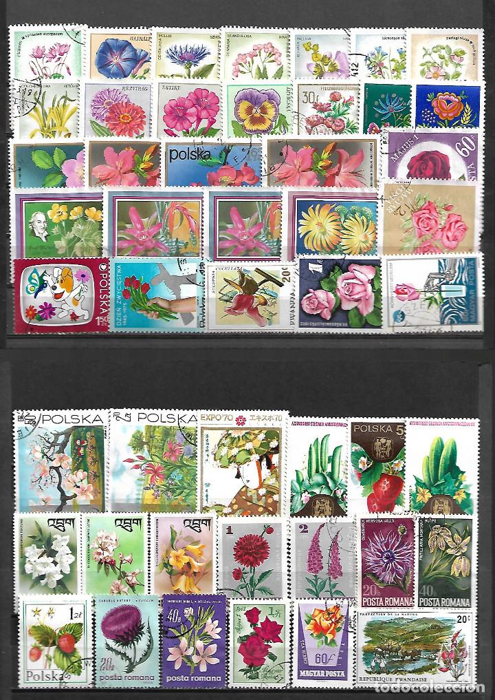 Sellos: COLECCION DE SELLOS DEL TEMA FLORES - Foto 1