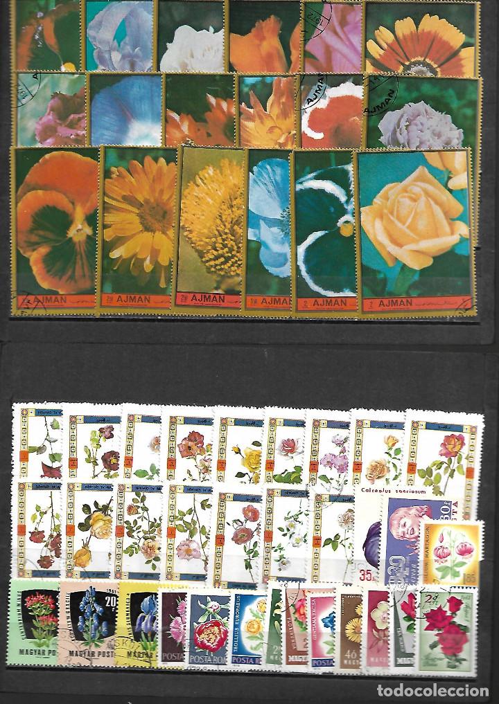Sellos: COLECCION DE SELLOS DEL TEMA FLORES - Foto 2