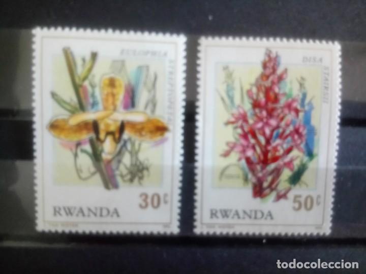 Sellos: FLORES, SELLOS DE RWANDA DE 1976 - Foto 1