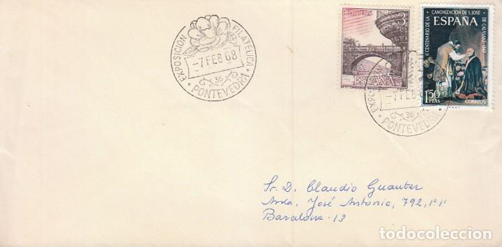 Sellos: A&Ntilde;O 1968, PONTEVEDRA, CONCURSO DE LA CAMELIA - Foto 1