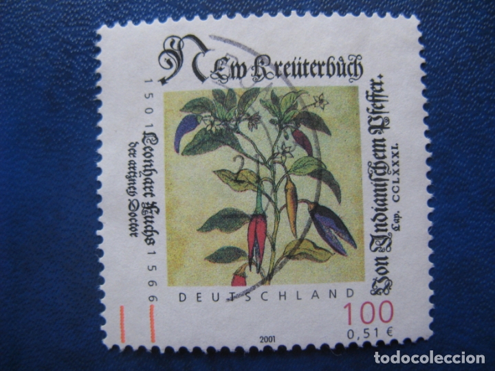 Sellos: alemania, 2001 tema flora - Foto 1
