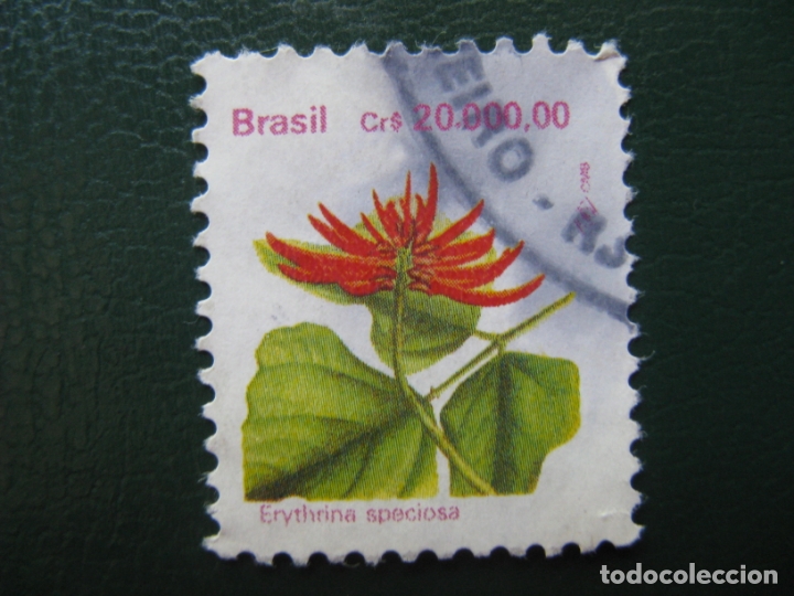 Sellos: brasil, sello usado, tema flora - Foto 1