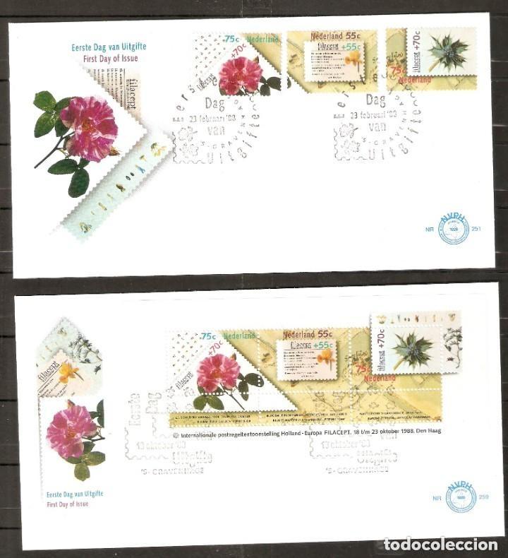 Sellos: HOLANDA.1988. FDC N&ordm; 251+A - Foto 1