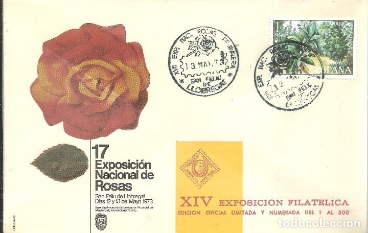 Sellos: MATASELLOS 1973  TEMA ROSAS - Foto 1