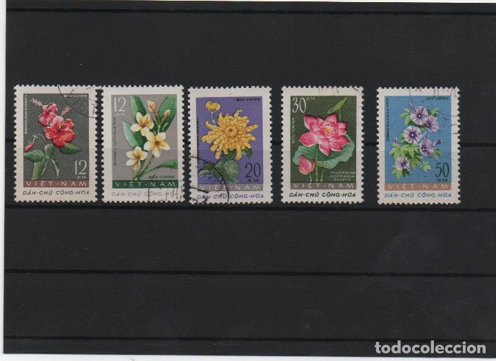 Sellos: Vietnam 267/71. Usado - Foto 1
