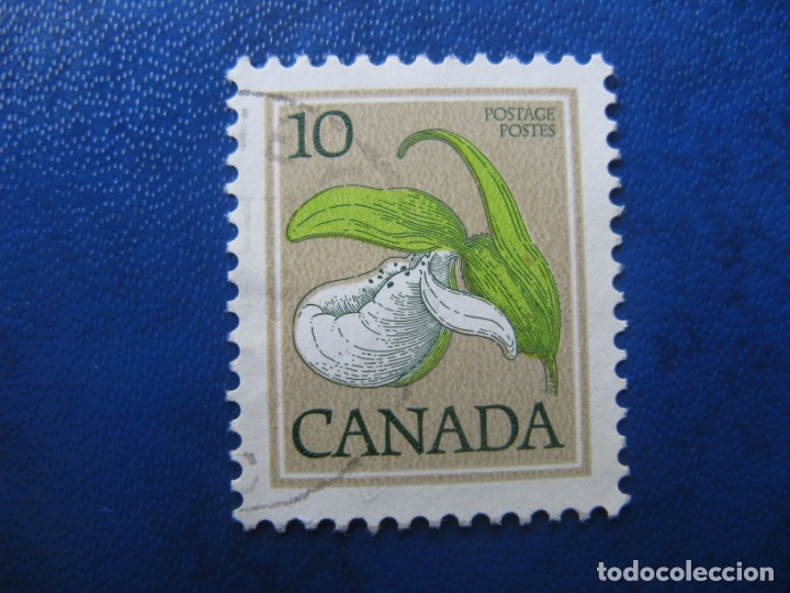 Sellos: -canada, tema flora, sello usado - Foto 1
