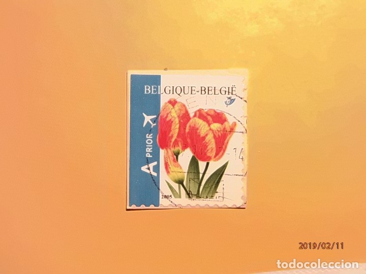 Sellos: B&Eacute;LGICA - FLORA - TULIP&Aacute;N. - Foto 1
