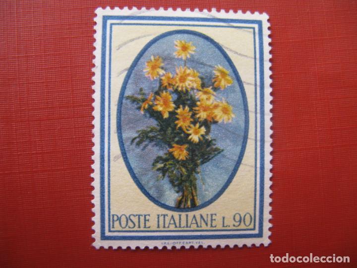 Sellos: -italia, tema flora, sello usado - Foto 1