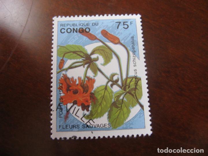 Sellos: congo 1993, sello tema flora - Foto 1