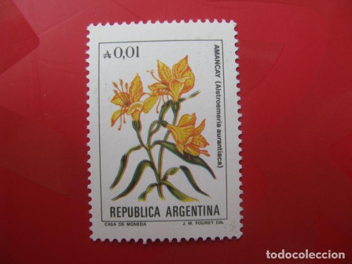 Sellos: +argentina 1985, flora, Yvert 1471 - Foto 1