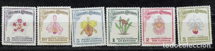 Sellos: COLOMBIA N&ordm; 405 AL 410 (**9 - Foto 1