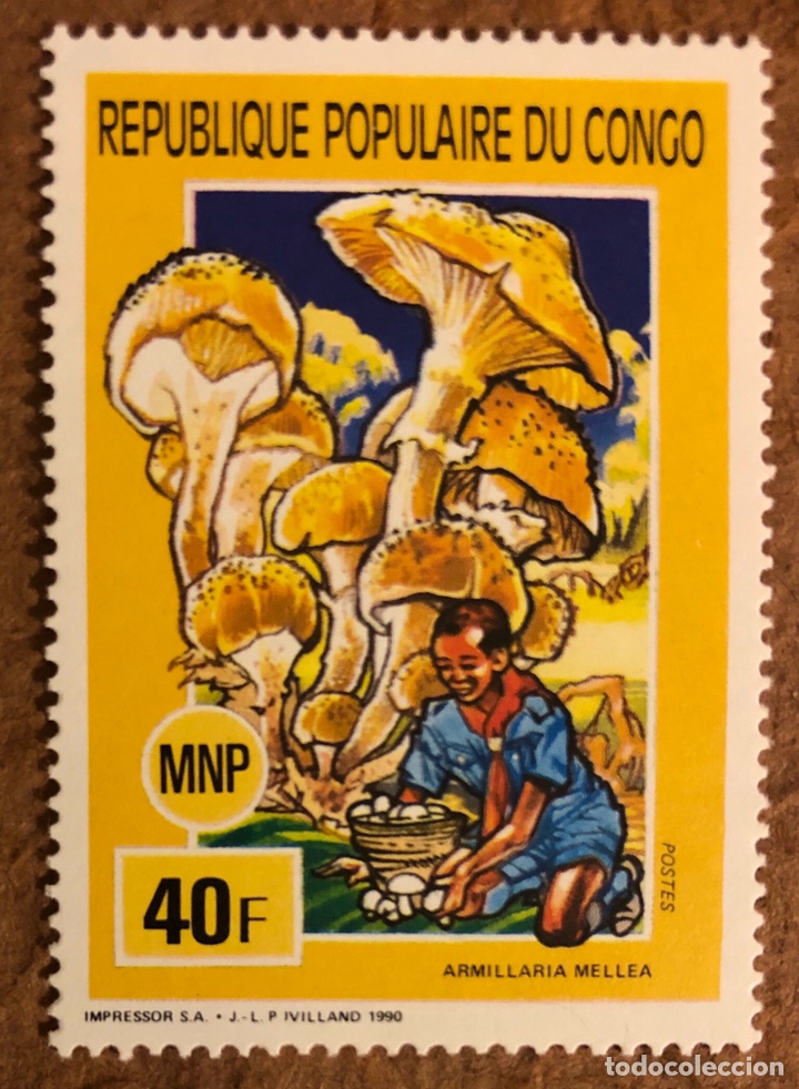 Sellos: SELLOS CONGO (1990) SETAS. SCOUTS. SIN USAR. - Foto 1