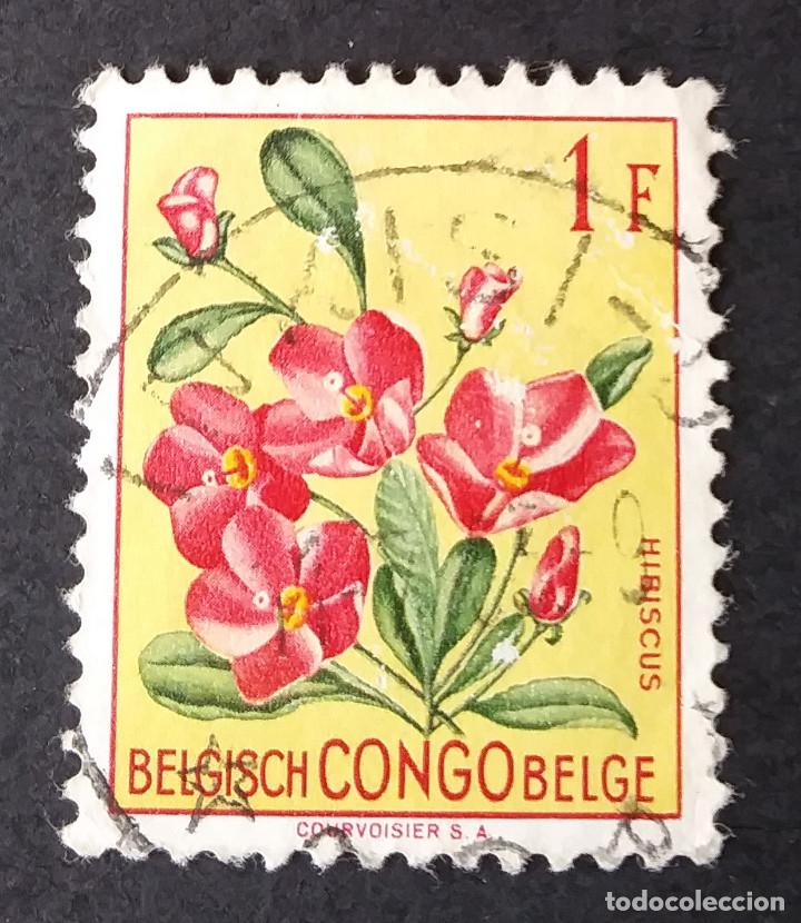 Sellos: 1952 Congo belga Flores - Foto 1