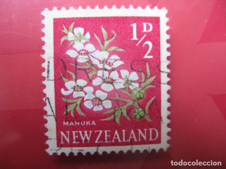 Sellos: +nueva zelanda, 1960, flora, Yvert 384 - Foto 1
