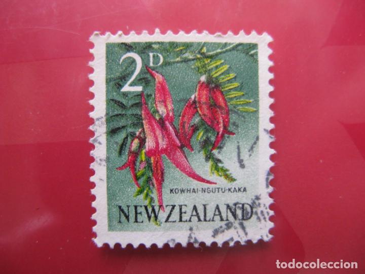 Sellos: +nueva zelanda, 1960, flora, Yvert 386 - Foto 1