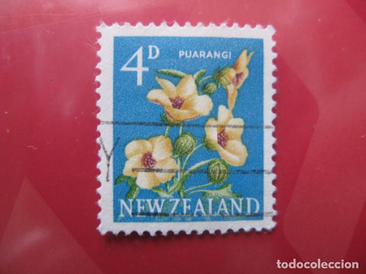 Sellos: +nueva zelanda, 1960, flora, Yvert 388 - Foto 1