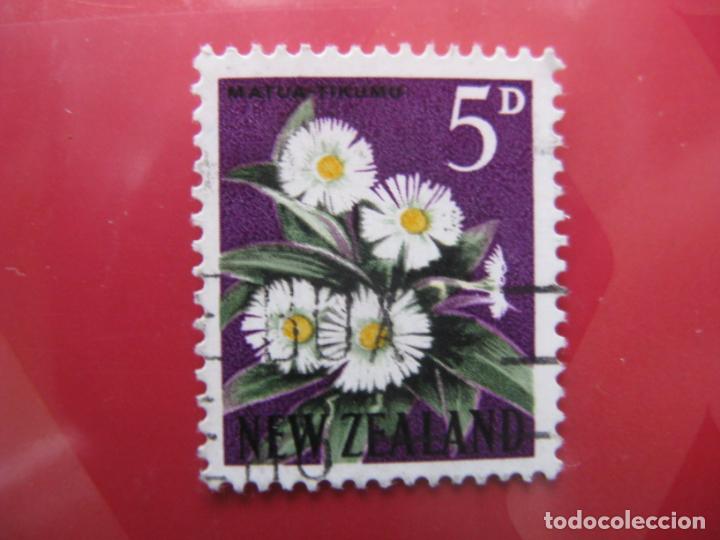 Sellos: +nueva zelanda, 1960, flora, Yvert 388A - Foto 1