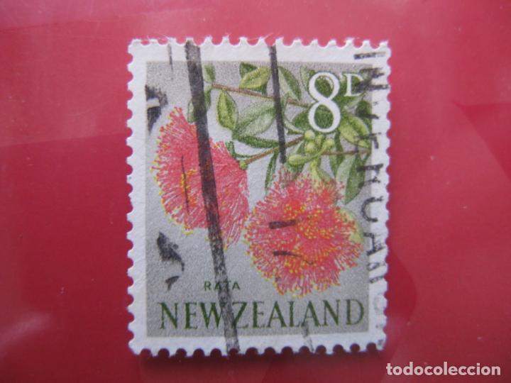 Sellos: +nueva zelanda, 1960, flora, Yvert 390 - Foto 1