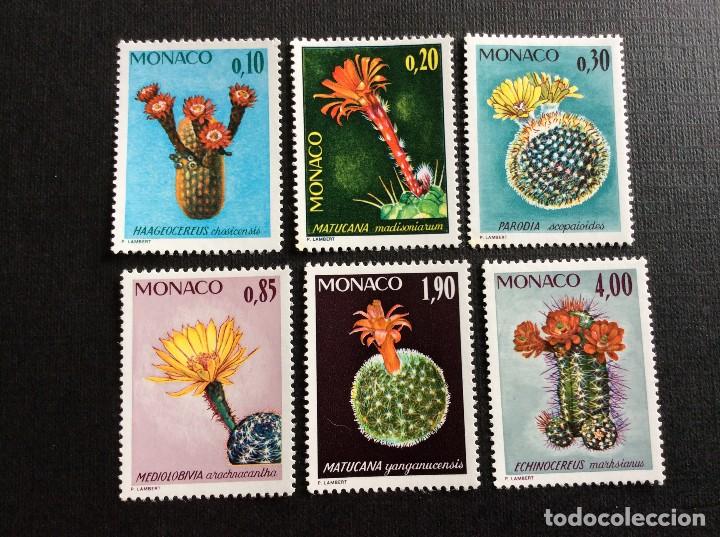 Sellos: MONACO N&ordm; YVERT 997/2*** A&Ntilde;O 1974 FLORA. CACTUS - Foto 1