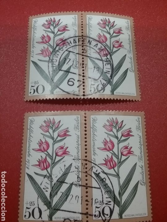 Sellos: Sello Alemania, Berlin mtdo/1 de 4v/1978/beneficiencia/flores/flora/naturaleza/plantas/salomon