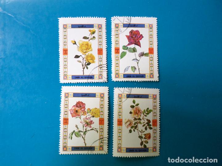Sellos: *arabia sudeste, umm al qiwain, tema flora - Foto 1