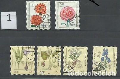 Sellos: FLORA.- ID 1.-FLORES - Foto 1