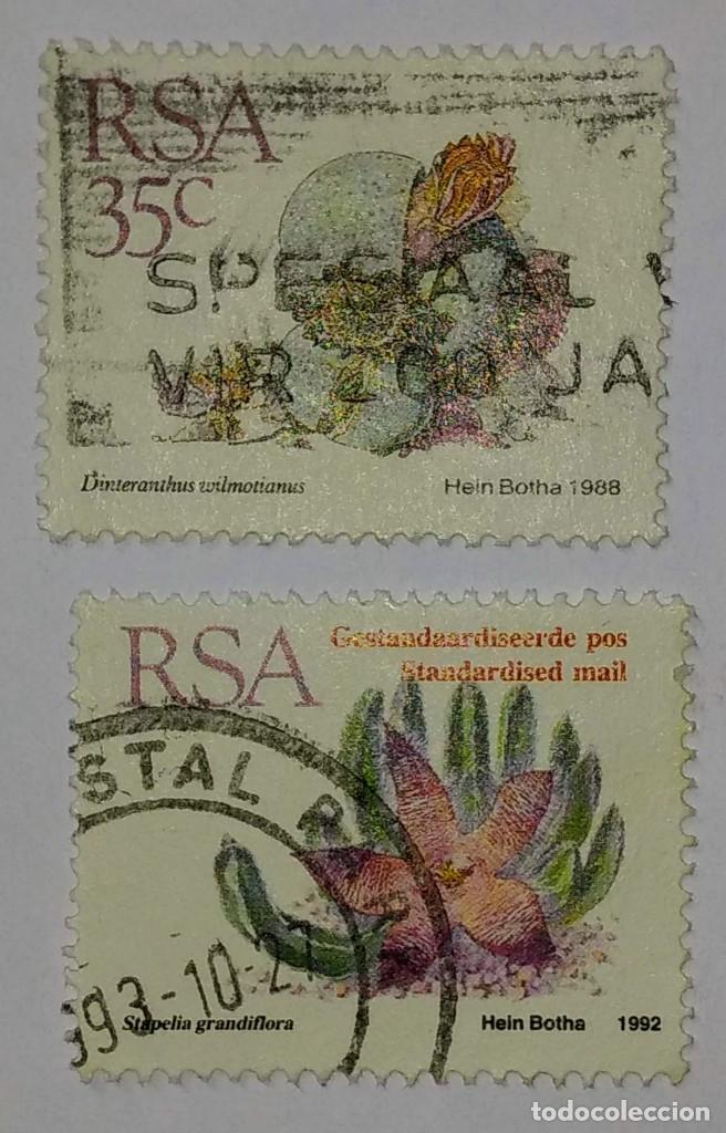 Sellos: LOTE SELLOS TEMATICA FLORA CACTUS - Foto 1
